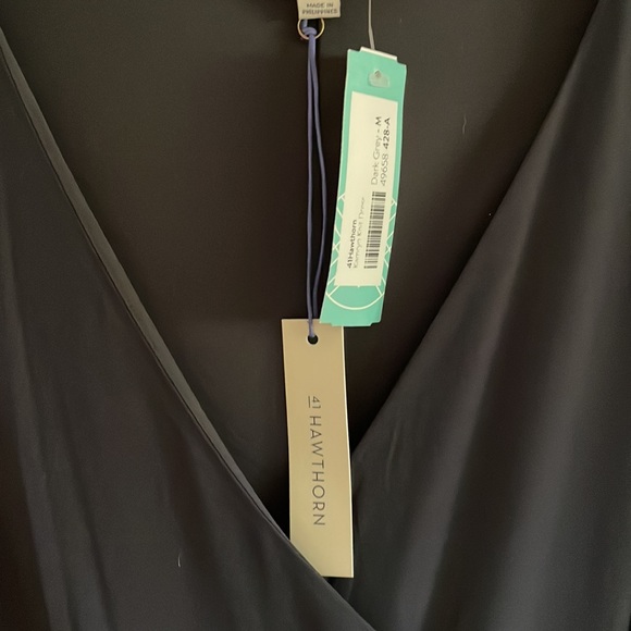 41 Hawthorn Women’s Dress, Dark Gray Med/silky, functional, stylish. New,w/tags. - Picture 2 of 3